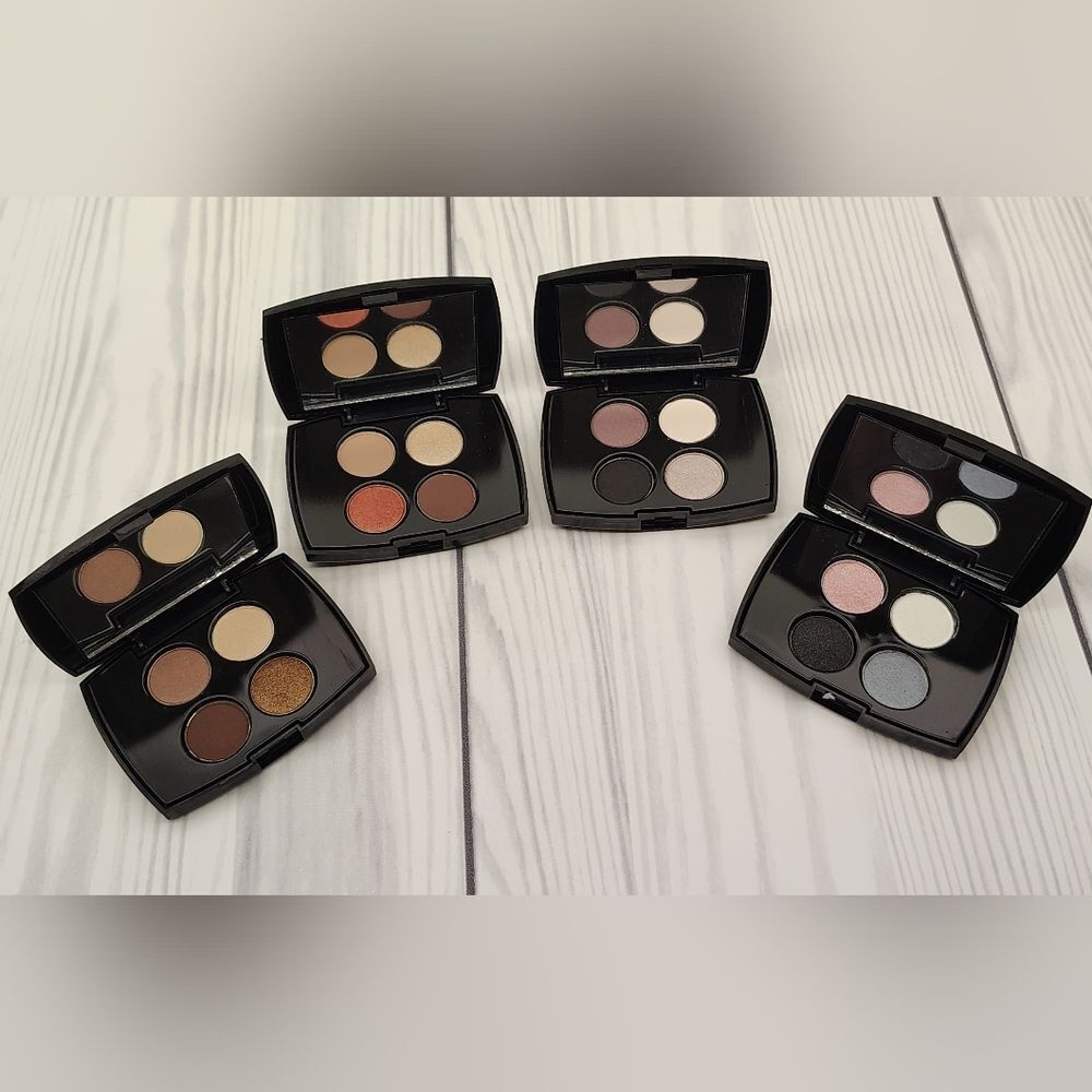 Lancome Paris 4 Quad Eyeshadow Palette Set Colour Design New Makeup